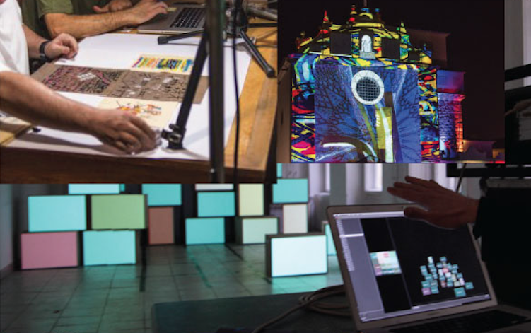 Oficina de videomapping na Escola Sec. Gabriel Pereira